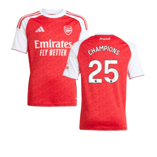 2025-2026 Arsenal Home Shirt (Kids) (Champions 25)