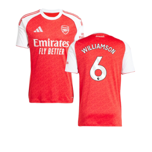 2025-2026 Arsenal Home Shirt (Williamson 6)