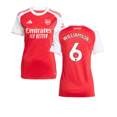 2025-2026 Arsenal Home Shirt (Womens) (Williamson 6)