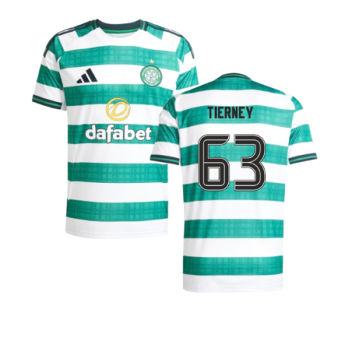 2025-2026 Celtic Home Shirt (Tierney 63)