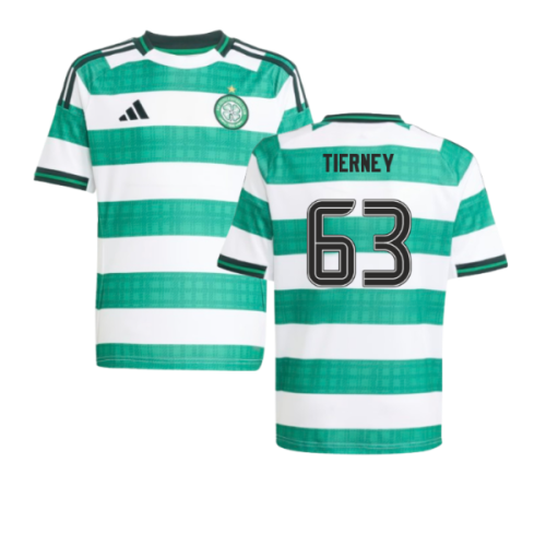 2025-2026 Celtic Home Shirt - Kids (Tierney 63)