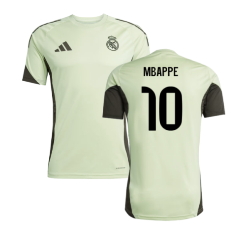 2025-2026 Real Madrid Training Jersey (Almost Lime) (Mbappe 10)