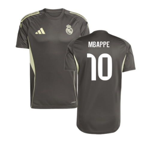 2025-2026 Real Madrid Training Jersey (Utility Grey) (Mbappe 10)