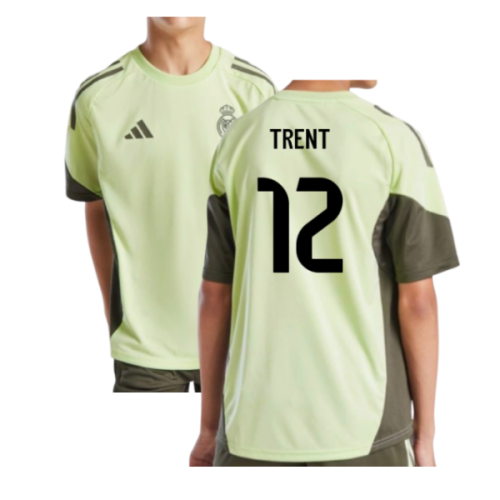 2025-2026 Real Madrid Training Jersey (Almost Lime) - Kids (Trent 12)
