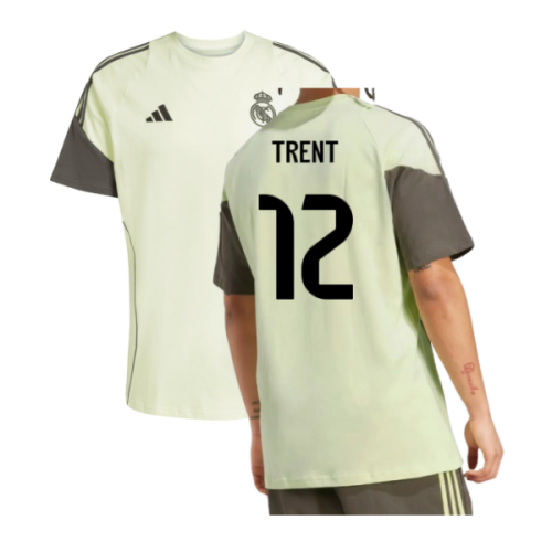 2025-2026 Real Madrid Training Tee (Almost Lime) (Trent 12)