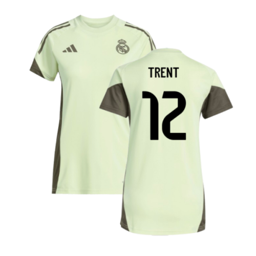 2025-2026 Real Madrid Training Jersey (Almost Lime) - Womens (Trent 12)