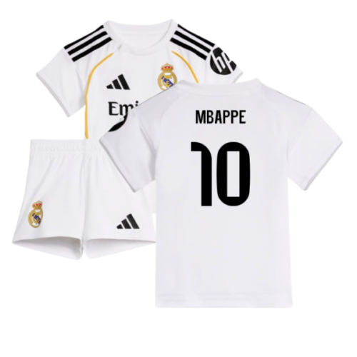2025-2026 Real Madrid Home Baby Kit (Mbappe 10)