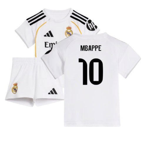 2025-2026 Real Madrid Home Baby Kit (Mbappe 10)
