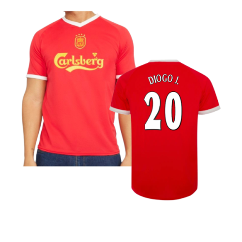 2001-2003 Liverpool Retro Euro Home Shirt (Diogo J. 20)