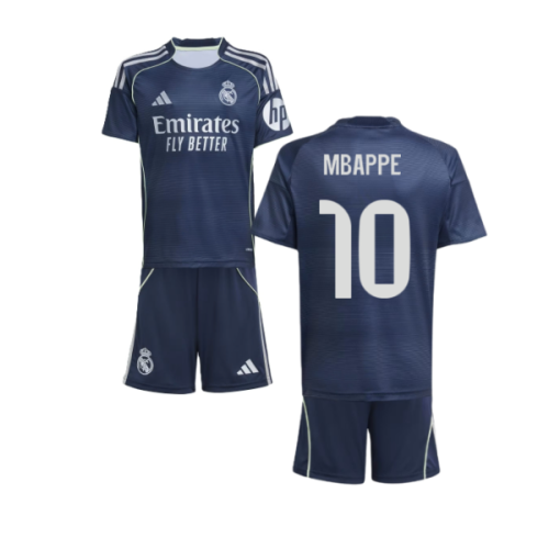 2025-2026 Real Madrid Away Youth Kit (Mbappe 10)