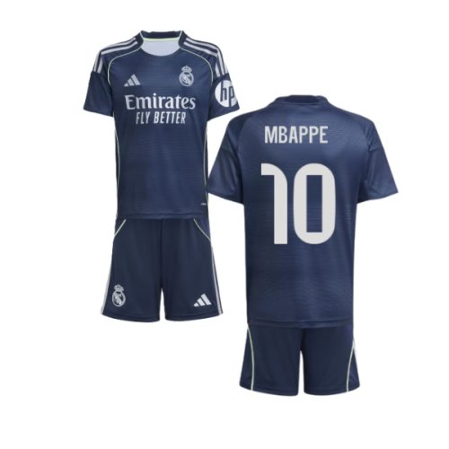 2025-2026 Real Madrid Away Youth Kit (Mbappe 10)