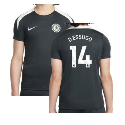 2025-2026 Chelsea Strike Training Shirt (Green) - Kids (D.Essugo 14)