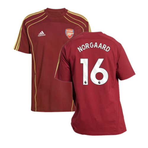 2025-2026 Arsenal UBP Tee (Noble Maroon) (Norgaard 16)