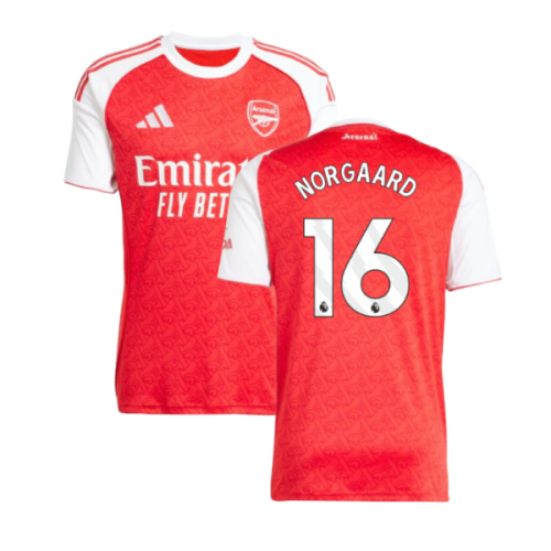 2025-2026 Arsenal Home Shirt (Norgaard 16)