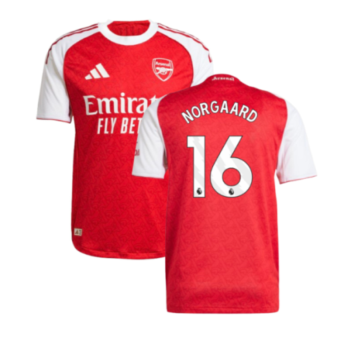 2025-2026 Arsenal Authentic Home Shirt (Norgaard 16)