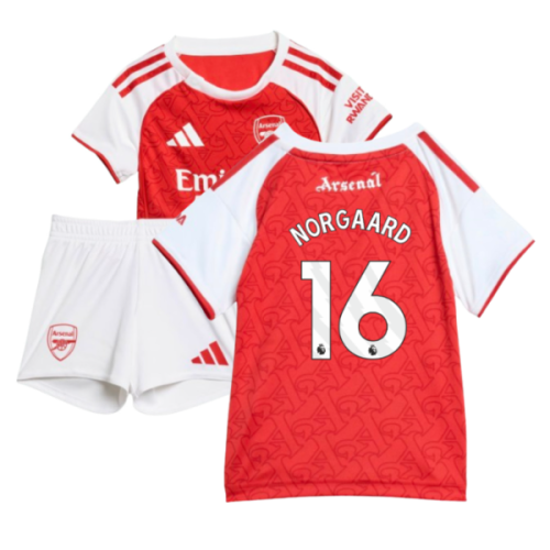 2025-2026 Arsenal Home Baby Kit (Norgaard 16)