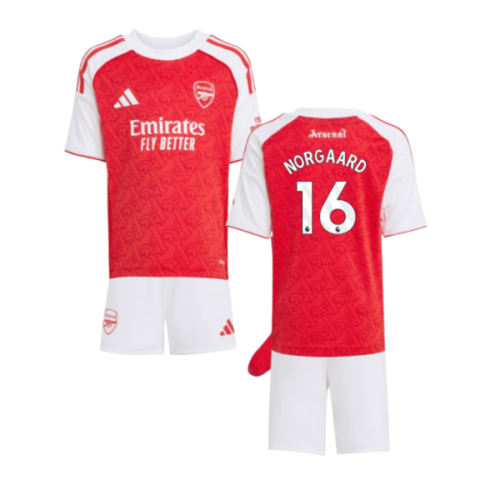 2025-2026 Arsenal Home Mini Kit (Norgaard 16)