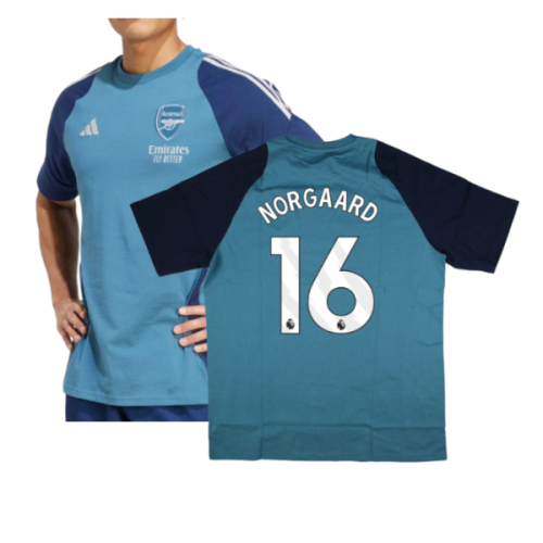 2025-2026 Arsenal Training Tee (Blanch Blue) (Norgaard 16)