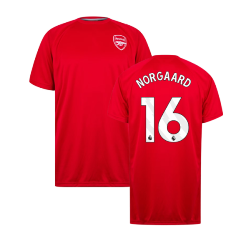 Arsenal Poly T-Shirt (Red) (Norgaard 16)