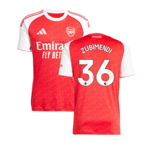 2025-2026 Arsenal Home Shirt (Zubimendi 36)