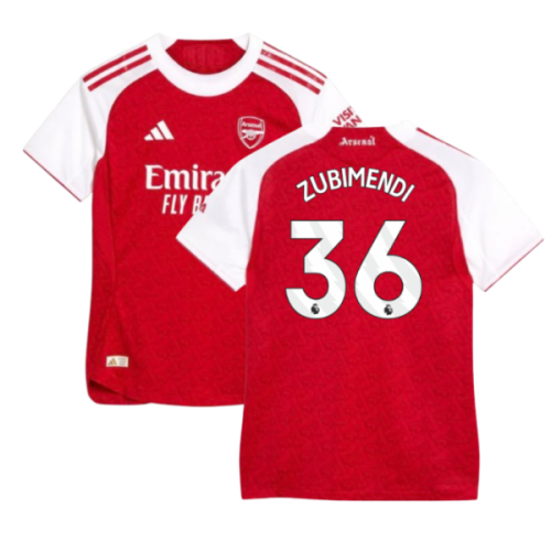 2025-2026 Arsenal Authentic Home Shirt (Womens) (Zubimendi 36)