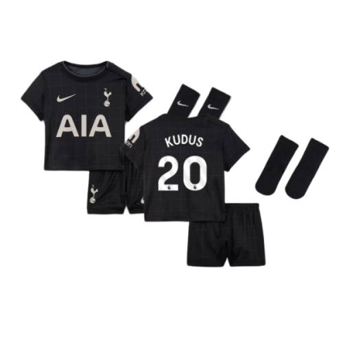 2025-2026 Tottenham Away Baby Kit (Kudus 20)
