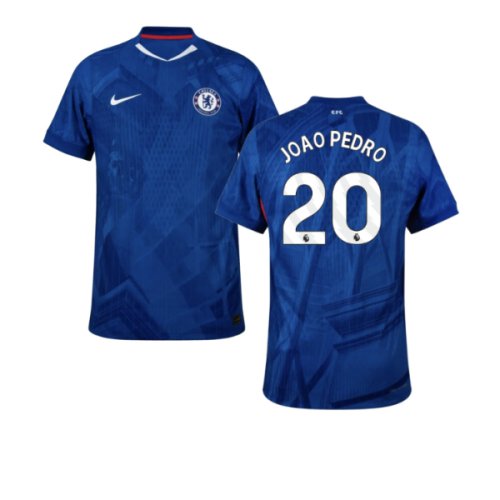 2025-2026 Chelsea Home Authentic Shirt (Joao Pedro 20)