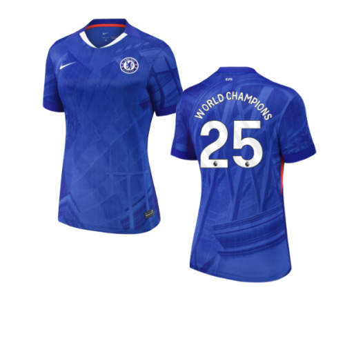 2025-2026 Chelsea Home Shirt (Womens) (World Champions 25)