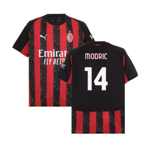 2025-2026 AC Milan Home Shirt (Modric 14)