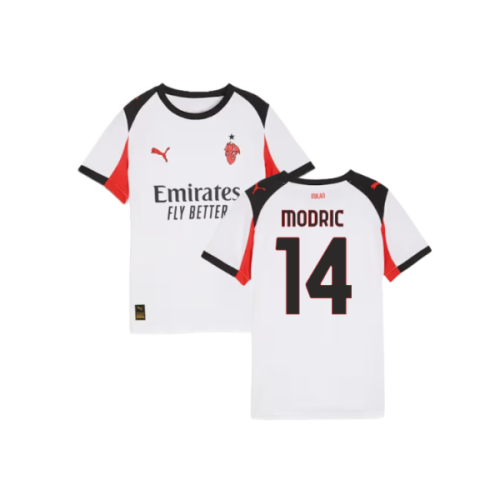 2025-2026 AC Milan Away Shirt (Kids) (Modric 14)