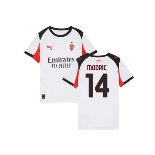 2025-2026 AC Milan Away Shirt (Kids) (Modric 14)