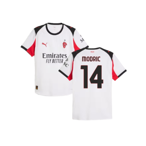 2025-2026 AC Milan Authentic Away Shirt (Modric 14)