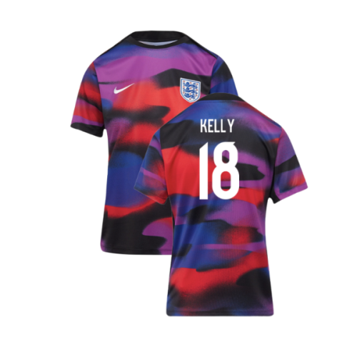 2025-2026 England WEC Academy Pro Pre Match Shirt (Womens) (KELLY 18)