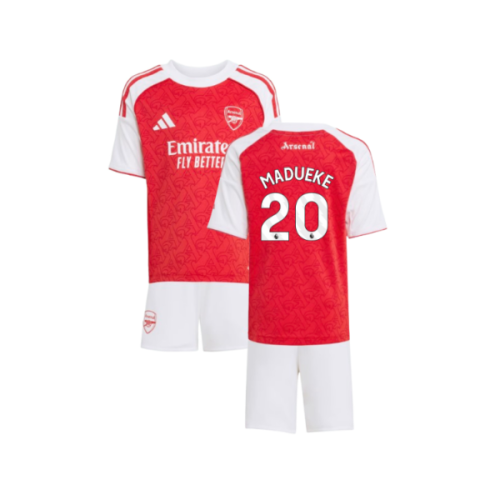 2025-2026 Arsenal Home Mini Kit (Madueke 20)