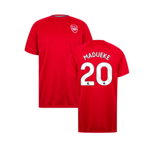 Arsenal Poly T-Shirt (Red) (Madueke 20)