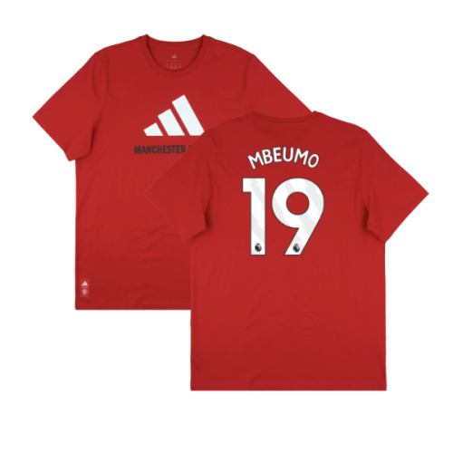 2025-2026 Man Utd Seasonal Graphic Tee (Red) (Mbeumo 19)