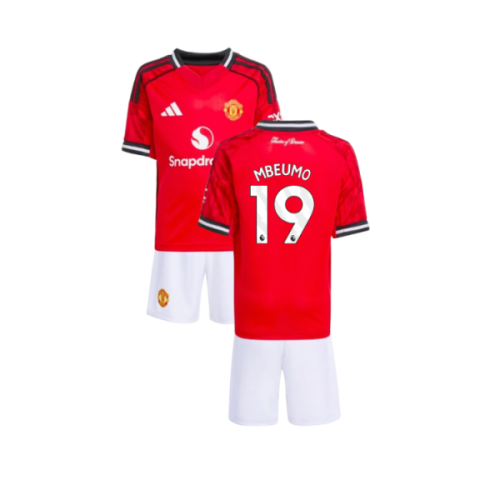 2025-2026 Man Utd Home Mini Kit (Mbeumo 19)