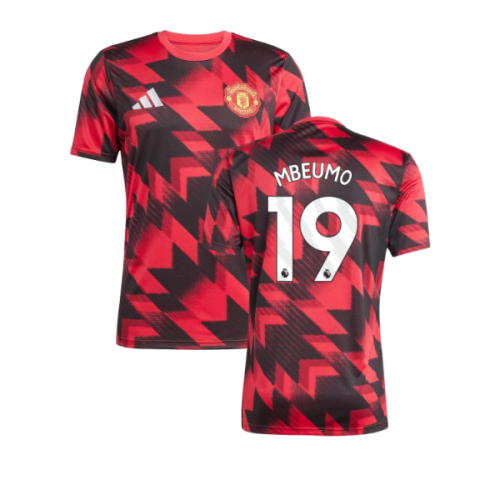 2025-2026 Man Utd Pre-Match Shirt (Red) (Mbeumo 19)