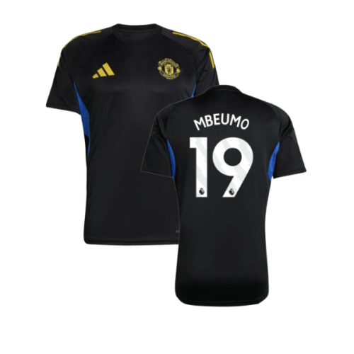 2025-2026 Man Utd EU Training Jersey (Black) (Mbeumo 19)