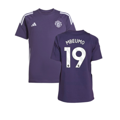 2025-2026 Man Utd Training Tee (Aurora Plum) - Kids (Mbeumo 19)