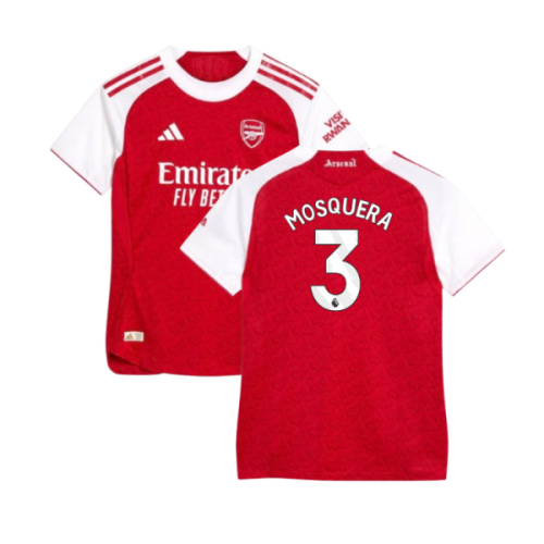 2025-2026 Arsenal Authentic Home Shirt (Womens) (Mosquera 3)
