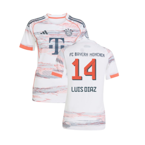 2025-2026 Bayern Munich Away Shirt (Womens) (Luis Diaz 14)