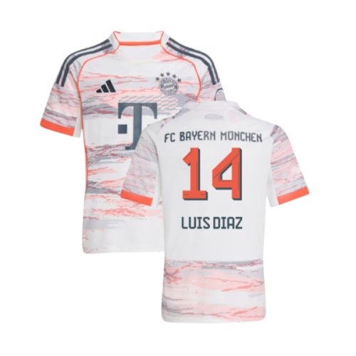 2025-2026 Bayern Munich Away Shirt (Kids) (Luis Diaz 14)