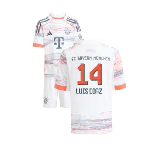 2025-2026 Bayern Munich Away Mini Kit (Luis Diaz 14)