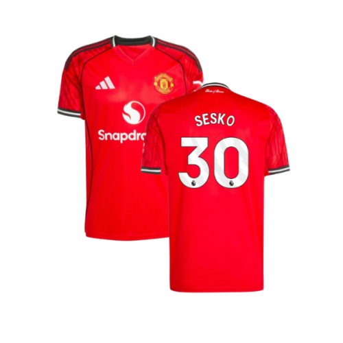 2025-2026 Man Utd Home Shirt (Sesko 30)