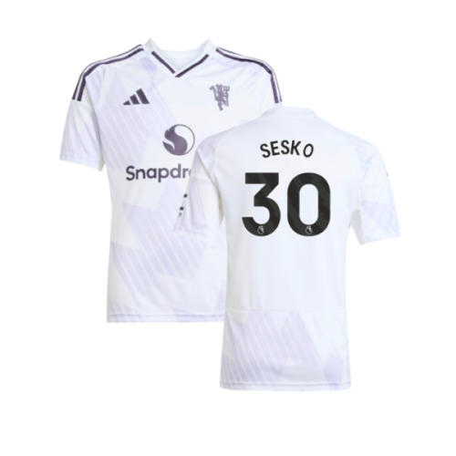 2025-2026 Man Utd Away Shirt (Kids) (Sesko 30)