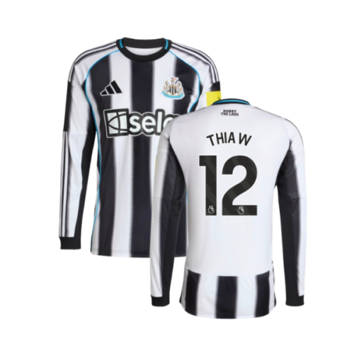 2025-2026 Newcastle Long Sleeve Home Shirt (Thiaw 12)