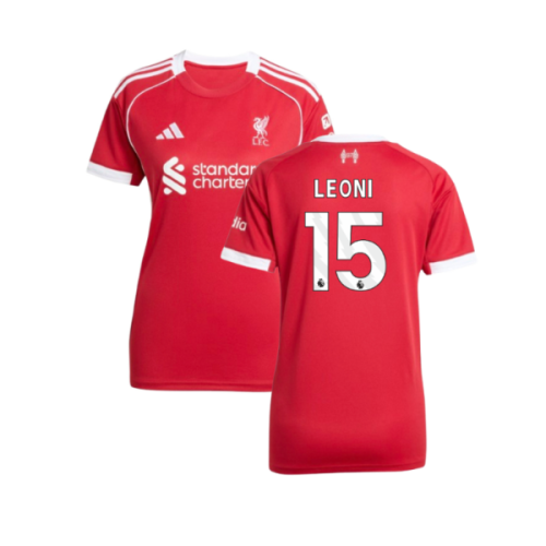 2025-2026 Liverpool Home Shirt (Womens) (Leoni 15)