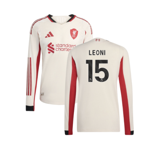 2025-2026 Liverpool Authentic Long Sleeve Away Shirt (Leoni 15)
