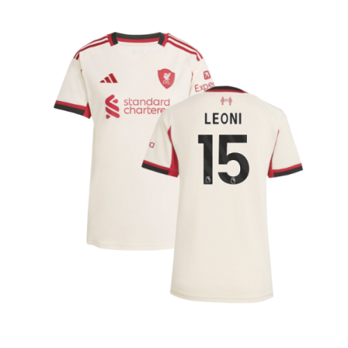 2025-2026 Liverpool Away Shirt (Womens) (Leoni 15)